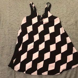 Black and white dress